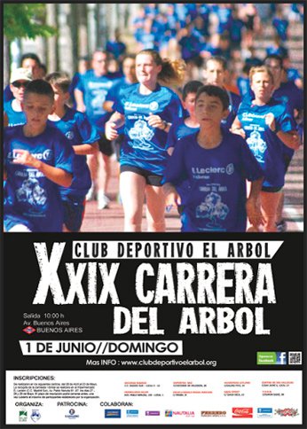 Cartel carrera del Árbol