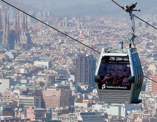 Teleférico de Montjuich en Barcelona