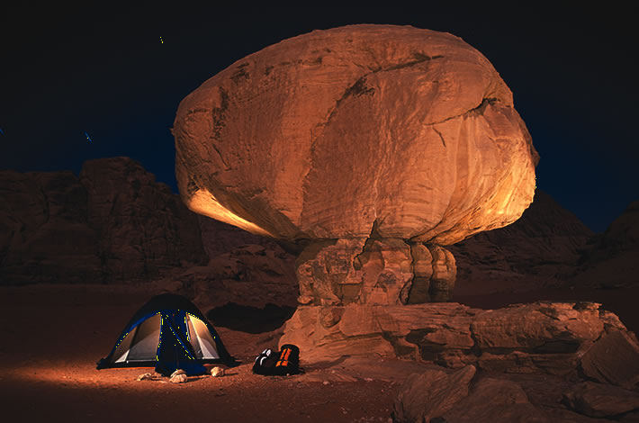 Noche en el desierto