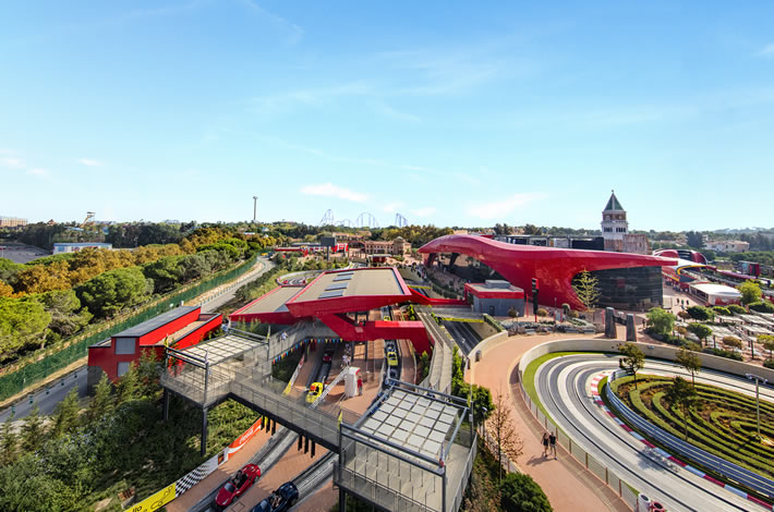 Panorámica de Ferrari Land