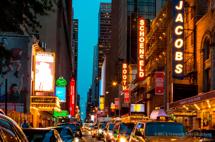 La emblemática Calle de Brodway 