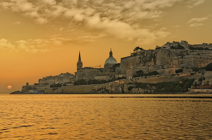 Valletta Coast Sunset