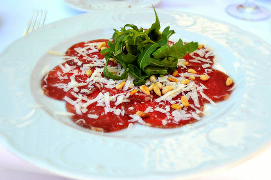 Ven a probar el famoso Carpaccio