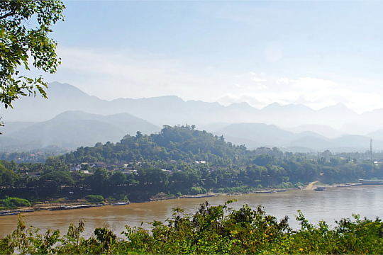 Mágica panorámica de Luang Prabang, Laos