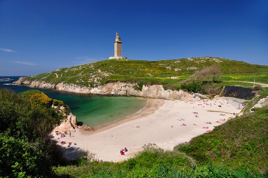 Panorámica de la Torre de Hércules, La Coruña