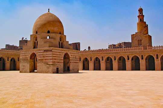 Vistas de la Mezquita de Ibn Tulon, El Cairo