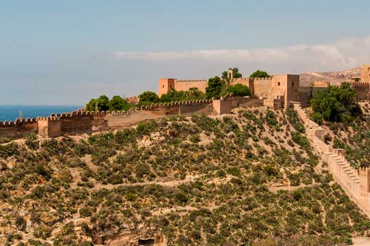 Panorámica de La Alcazaba de Almería