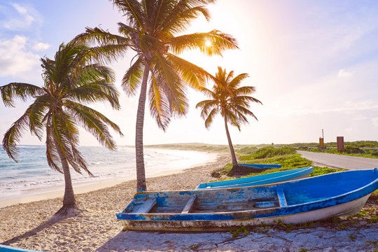 Playas y puestas de sol en Cozumel