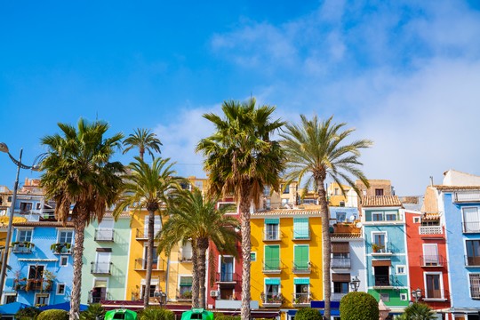 Panorámica del centro histórico de Villajoyosa